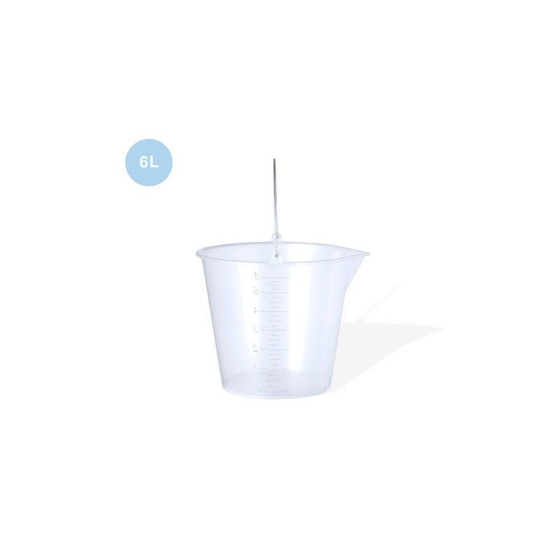 Seau Mesureur Pratique et Transparent 6L Personnalisé Manson Matières : polypropylène (PP)