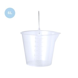 Seau Mesureur Pratique et Transparent 6L Personnalisé Manson Matières : polypropylène (PP) cadeau entreprise pas cher