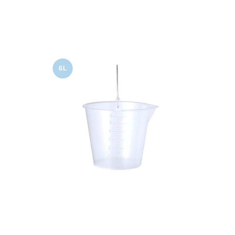 Seau Mesureur Pratique et Transparent 6L Personnalisé Manson Matières : polypropylène (PP) cadeau entreprise pas cher