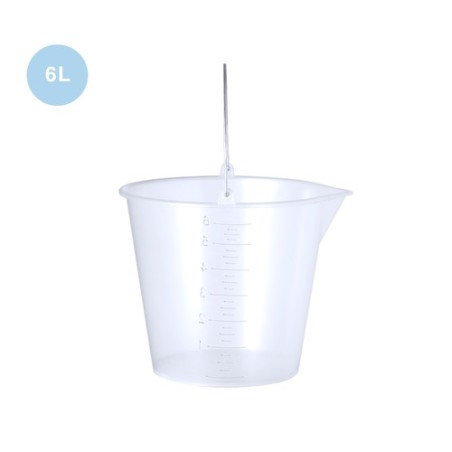 Seau Mesureur Pratique et Transparent 6L Personnalisé Manson Matières : polypropylène (PP) cadeau entreprise pas cher