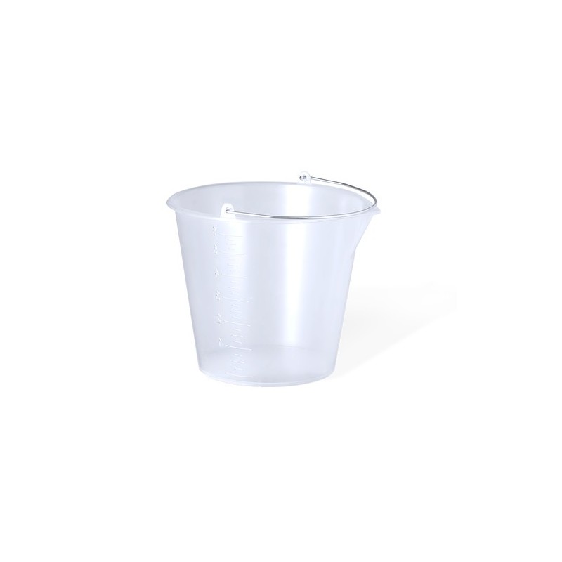 Seau Mesureur Pratique et Transparent 6L Personnalisé Manson Matières : polypropylène (PP) goodies publicitaire événementiel