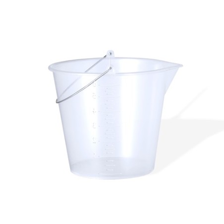 Seau Mesureur Pratique et Transparent 6L Personnalisé Manson Matières : polypropylène (PP) marquage laser ultra précis