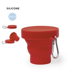 Gobelet Réutilisable Incassable Personnalisé Pliable Klimt Matières : silicone Couleurs : bleu 2