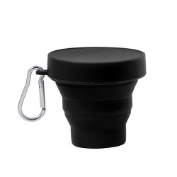 Gobelet Réutilisable Incassable Personnalisé Pliable Klimt Matières : silicone Couleurs : rouge objet promotionnel éco-responsab