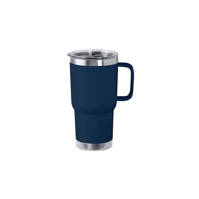 Tasse Isotherme Éco-responsable Personnalisée - Paster Couleurs : bleu marine Matières : acier inoxydable recyclé cadeau entrepr