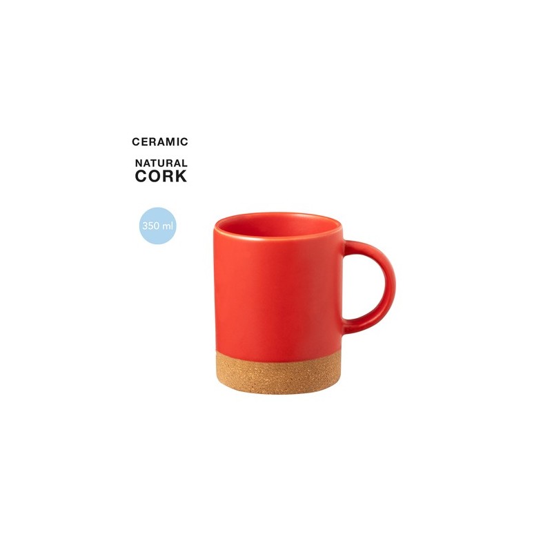 Tasse Éco-responsable Personnalisée Chic Melmak à Petit Prix Matières : liège Couleurs : noir goodies entreprise design