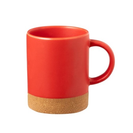 Tasse Éco-responsable Personnalisée Chic Melmak à Petit Prix Matières : liège Couleurs : rouge personnalisable avec votre logo