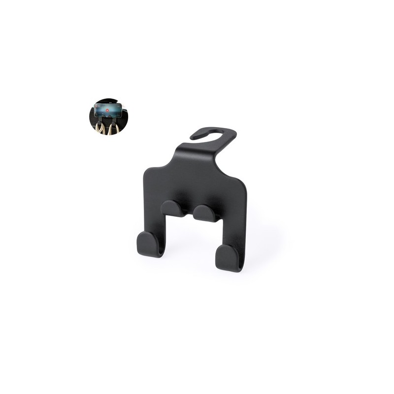 Support Porte-téléphone Auto Personnalisé Pratique Dazler pas cher Couleurs : noir personnalisable avec votre logo