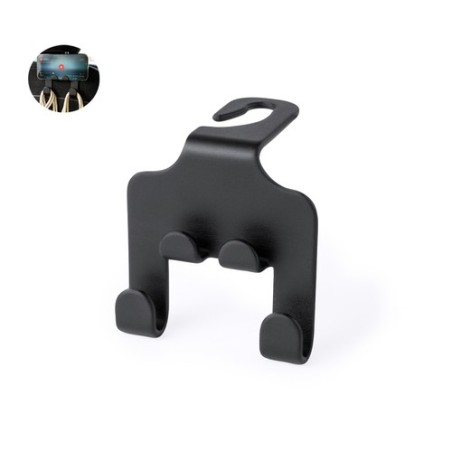 Support Porte-téléphone Auto Personnalisé Pratique Dazler pas cher Couleurs : noir personnalisable avec votre logo