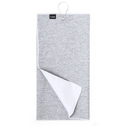 Serviette Éco-responsable et Pratique Personnalisée de Golf Brylix Couleurs : noir Matières : polyester recyclé impression logo 