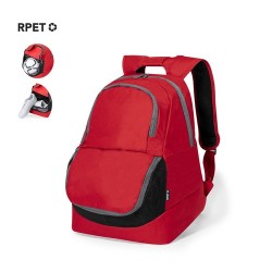 Sac à Dos Éco-responsable Pratique Personnalisé Storil pas cher Couleurs : rouge Matières : polyester recyclé 2
