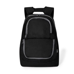 Sac à Dos Éco-responsable Pratique Personnalisé Storil pas cher Couleurs : noir Matières : polyester recyclé cadeau entreprise p