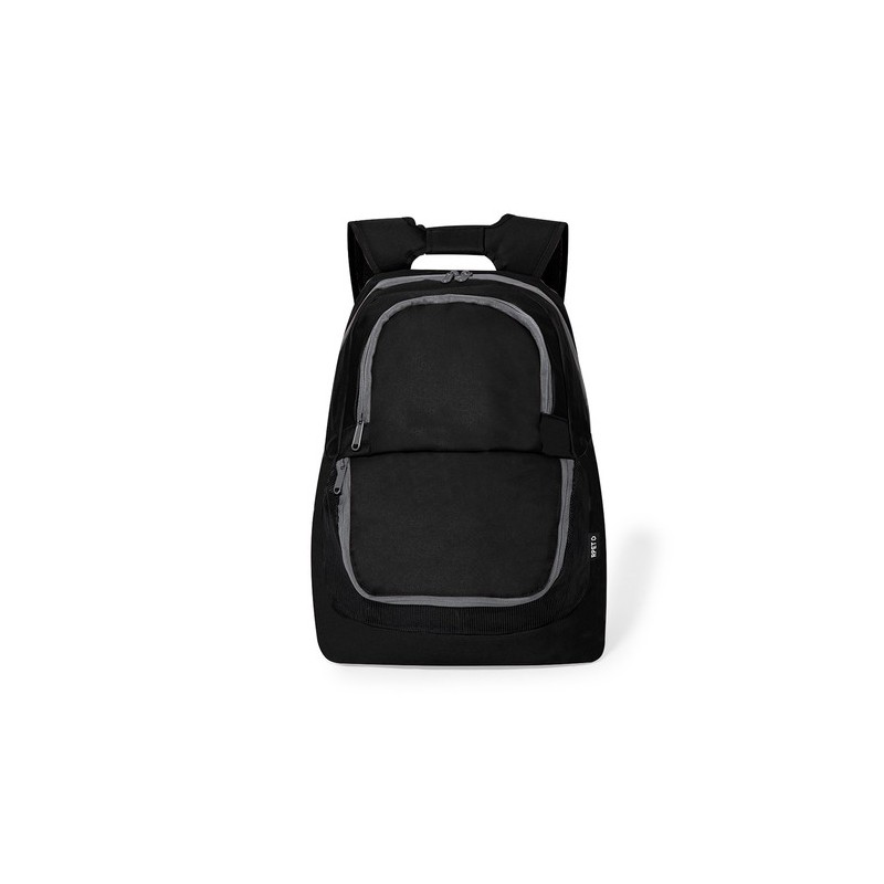 Sac à Dos Éco-responsable Pratique Personnalisé Storil pas cher Couleurs : noir Matières : polyester recyclé cadeau entreprise p