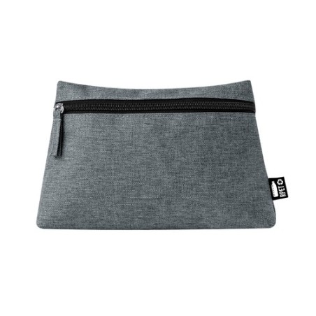 Trousse Éco-responsable Personnalisable Osoben Couleurs : gris Matières : polyester recyclé cadeau entreprise pas cher