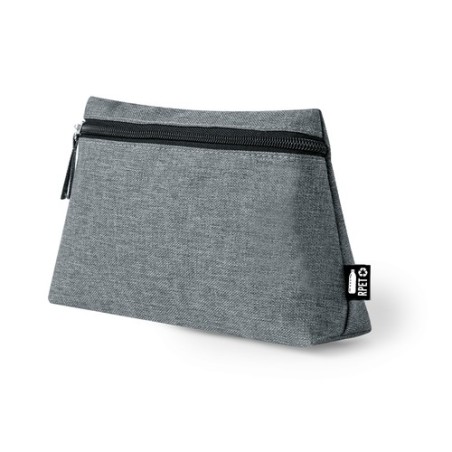 Trousse Éco-responsable Personnalisable Osoben Couleurs : gris Matières : polyester recyclé livraison express 24h 48h