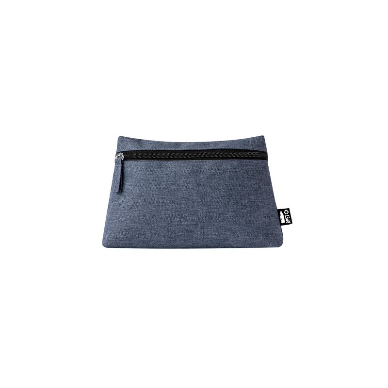 Trousse Éco-responsable Personnalisable Osoben Couleurs : gris Matières : polyester recyclé cadeau affaires élégant