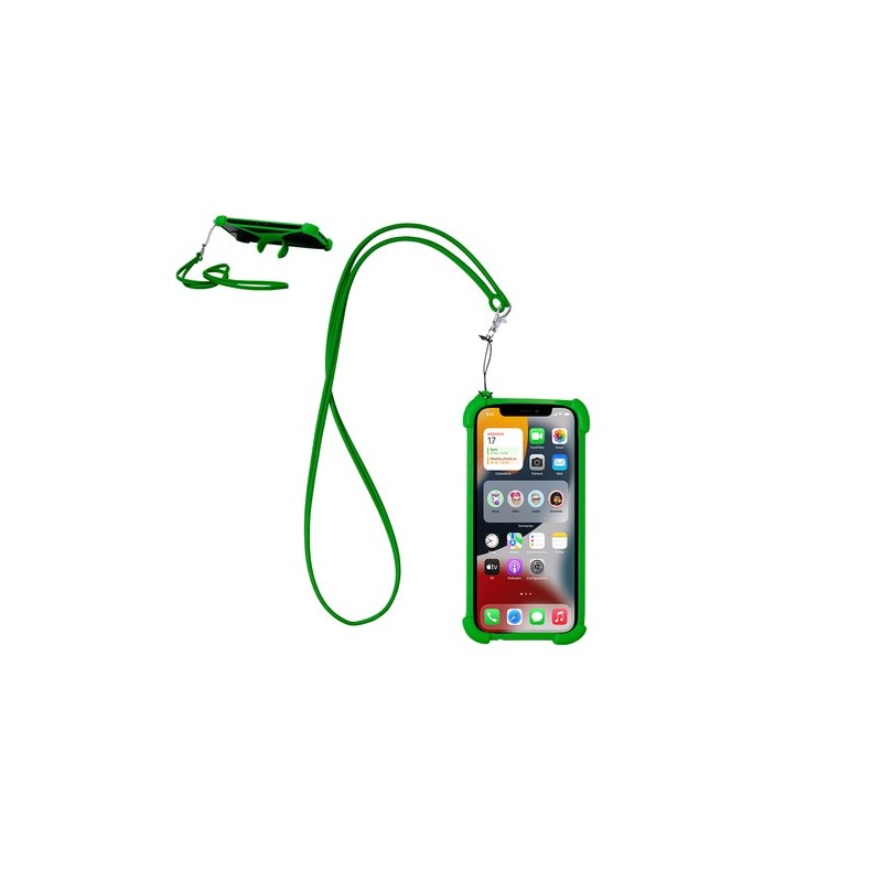 Lanyard Pratique Personnalisé pas cher - Kesey Matières : silicone Couleurs : bleu personnalisation rapide en France