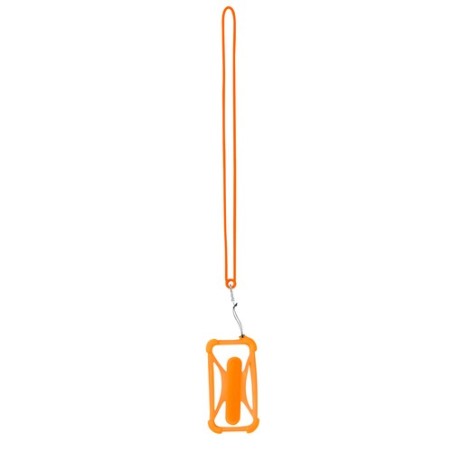 Lanyard Pratique Personnalisé pas cher - Kesey Matières : silicone Couleurs : noir objet promo petit budget