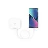 Chargeur Éco-responsable et Pratique sans fil Personnalisé Sucrep pas cher Matières : bambou Couleurs : blanc goodies publicitai