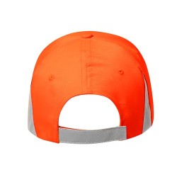 Casquette personnalisée sécurisée et stylée pas cher Brixa Matières : polyester Couleurs : bleu impression logo haute qualité