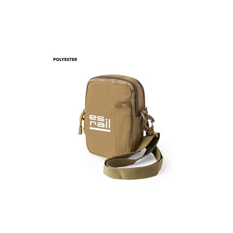 Bandoulière Personnalisée Pratique et Élégante Gertler pas cher Matières : polyester Couleurs : marron personnalisable avec votr