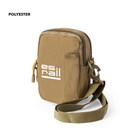 Bandoulière Personnalisée Pratique et Élégante Gertler pas cher Matières : polyester Couleurs : marron personnalisable avec votr