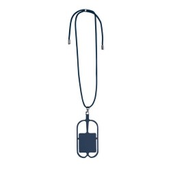 Lanyard Pratique et Personnalisé - Sebly Matières : silicone Couleurs : bleu goodies publicitaire durable