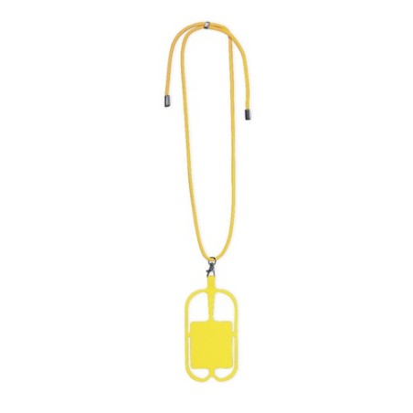 Lanyard Pratique et Personnalisé - Sebly Matières : silicone Couleurs : bleu impression logo haute qualité