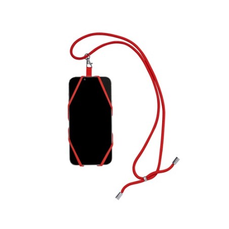 Lanyard Pratique et Personnalisé - Sebly Matières : silicone Couleurs : fuchsia goodies publicitaire événementiel