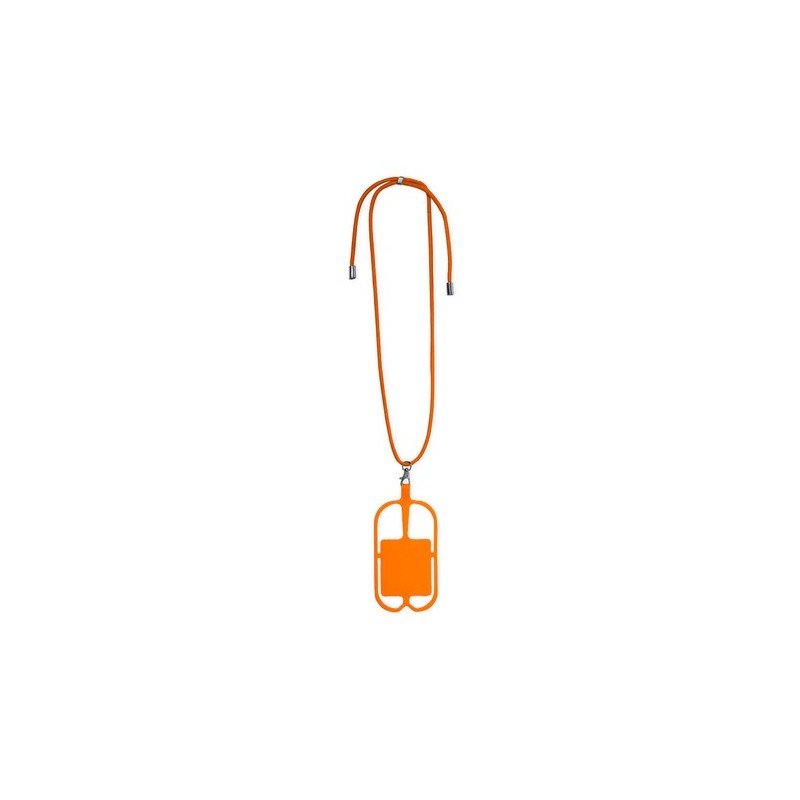 Lanyard Pratique et Personnalisé - Sebly Matières : silicone Couleurs : jaune marquage laser ultra précis
