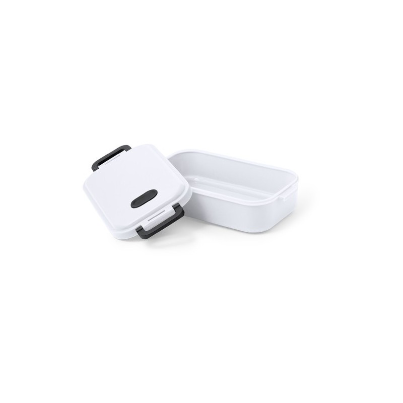 Gamelle Éco-responsable Personnalisée - Boîte à Déjeuner pas cher Alexia Couleurs : blanc Matières : polypropylène (PP) recyclé 