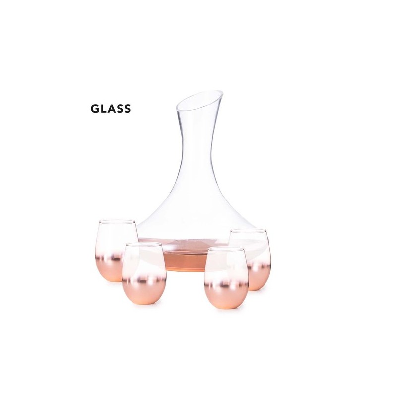 Ensemble de Vin en Cristal Personnalisé Pas Cher - Set Prescot Matières : verre