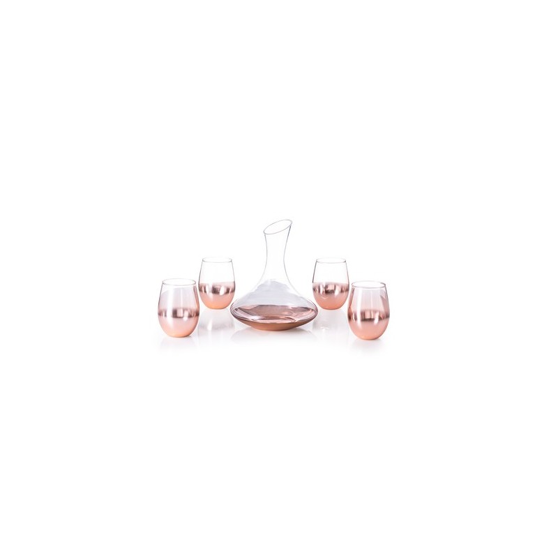 Ensemble de Vin en Cristal Personnalisé Pas Cher - Set Prescot Matières : verre personnalisable avec votre logo