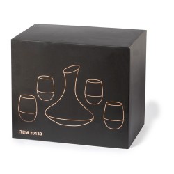 Ensemble de Vin en Cristal Personnalisé Pas Cher - Set Prescot Matières : verre impression haute définition