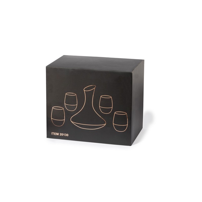 Ensemble de Vin en Cristal Personnalisé Pas Cher - Set Prescot Matières : verre marquage laser ultra précis