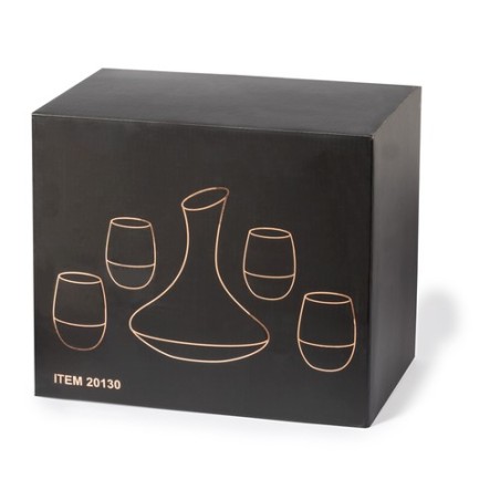 Ensemble de Vin en Cristal Personnalisé Pas Cher - Set Prescot Matières : verre marquage laser ultra précis