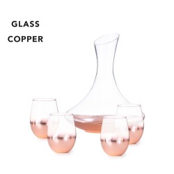 Ensemble de Vin en Cristal Personnalisé Pas Cher - Set Prescot Matières : verre livraison express 24h 48h