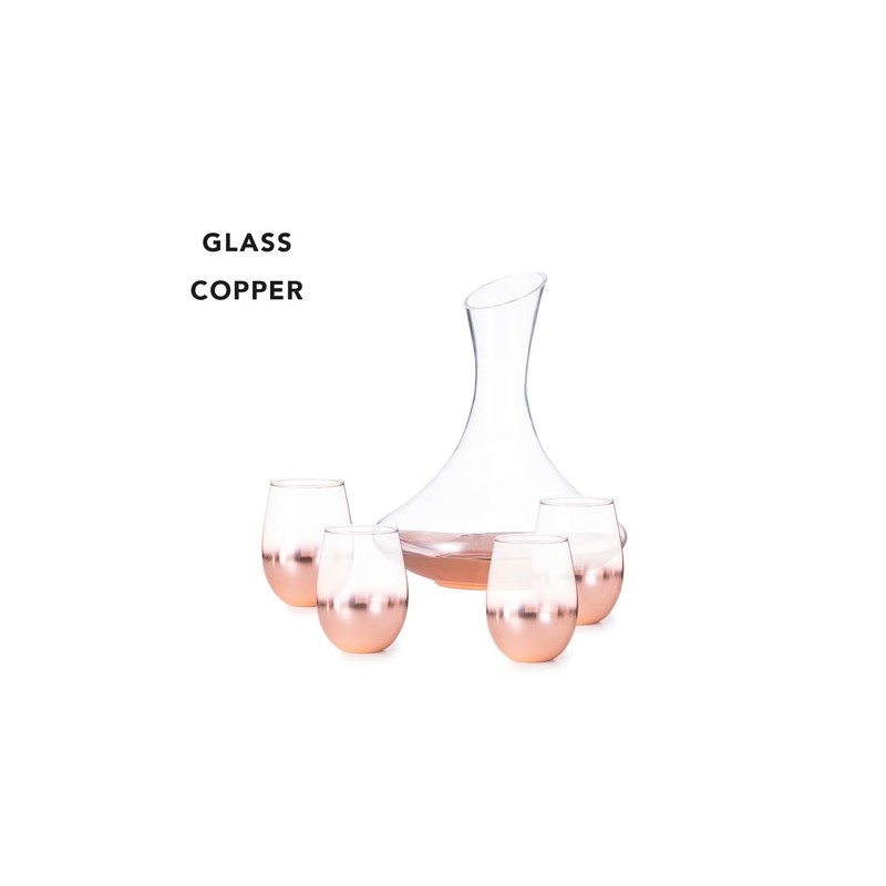 Ensemble de Vin en Cristal Personnalisé Pas Cher - Set Prescot Matières : verre livraison express 24h 48h