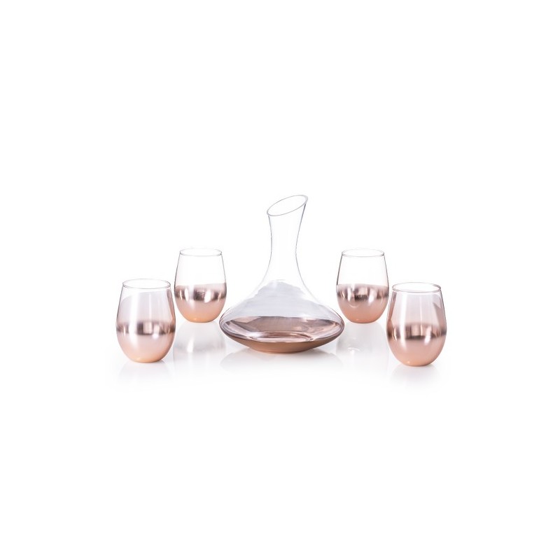 Ensemble de Vin en Cristal Personnalisé Pas Cher - Set Prescot Matières : verre cadeau collaborateur premium