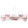 Ensemble de Vin en Cristal Personnalisé Pas Cher - Set Prescot Matières : verre cadeau collaborateur premium