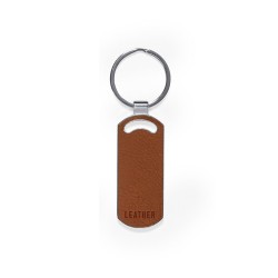 Porte-Clés Personnalisé en Cuir Éco-responsable Fostel Matières : cuir recyclé cadeau affaires élégant