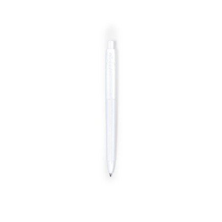Stylo Bille Éco-responsable Personnalisé - Dontiox Matières : PET recyclé Couleurs : bleu personnalisation sur mesure
