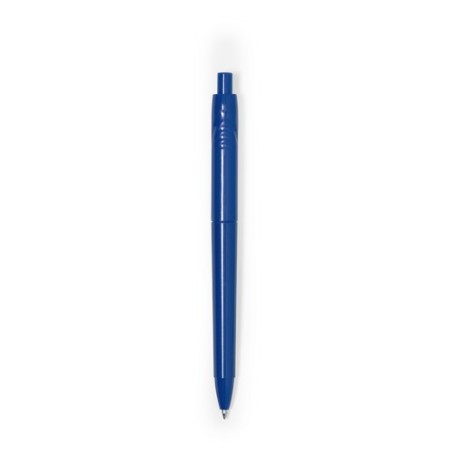 Stylo Bille Éco-responsable Personnalisé - Dontiox Matières : PET recyclé Couleurs : bleu marquage couleur éclatante