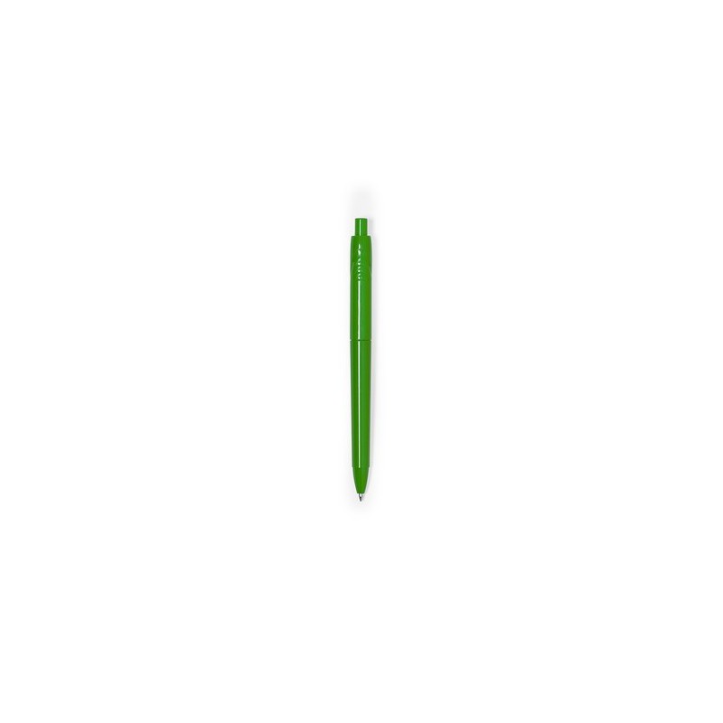Stylo Bille Éco-responsable Personnalisé - Dontiox Matières : PET recyclé Couleurs : vert personnalisable avec votre logo