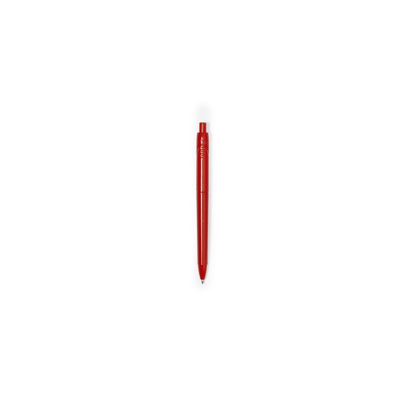 Stylo Bille Éco-responsable Personnalisé - Dontiox Matières : PET recyclé Couleurs : blanc personnalisable avec votre logo