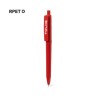 Stylo Bille Éco-responsable Personnalisé - Dontiox Matières : PET recyclé Couleurs : rouge personnalisation rapide en France
