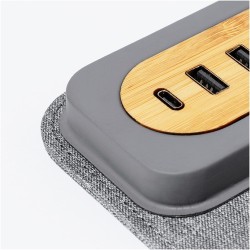 Tapis Souris Personnalisé Multifonction Pratique Craig Matières : bambou Couleurs : gris impression haute définition