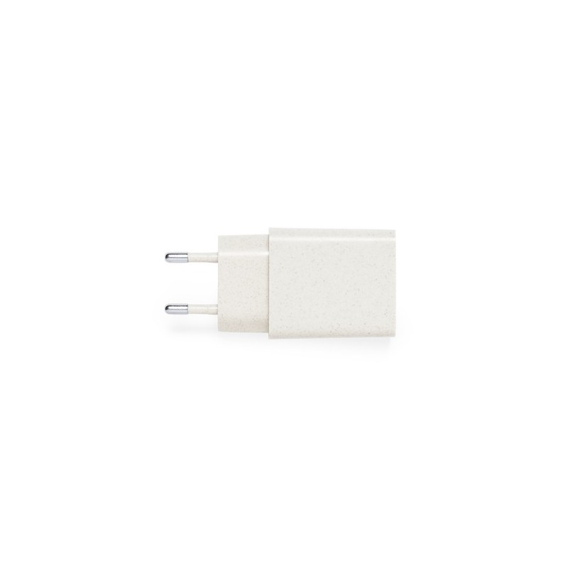 Chargeur USB Éco-responsable et Rapide Personnalisé pas cher - Avery Matières : ABS Couleurs : naturel