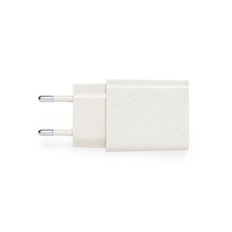 Chargeur USB Éco-responsable et Rapide Personnalisé pas cher - Avery Matières : ABS Couleurs : naturel