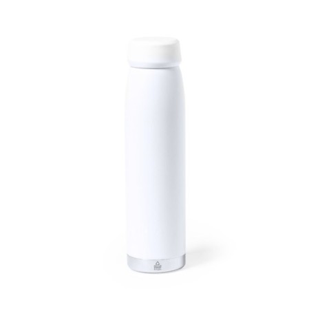 Bidon Isotherme Éco-responsable Thermique Nimay Couleurs : noir Matières : acier inoxydable recyclé cadeau collaborateur premium